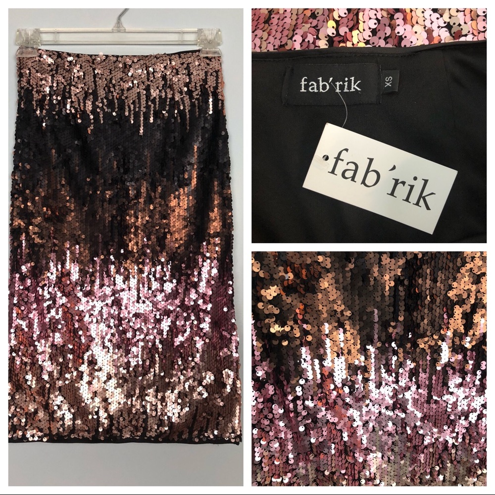Fab’rik sequin skirt!!